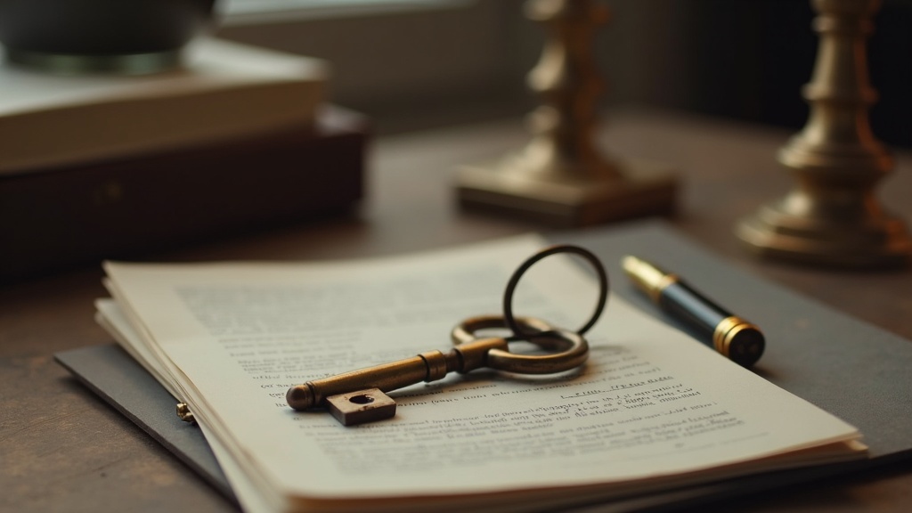 Keys and paperwork on a desk representing the notaire stage of buying property in France